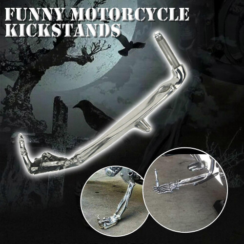 Universal Aluminum Alloy Motorcycle Kickstand, Finger Joints 2