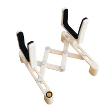Folding Violin Bracket Portable Adjustable Violin Stand-White