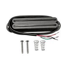 Hot Rail Ceramic Humbucker Pickup Replacement-black black track
