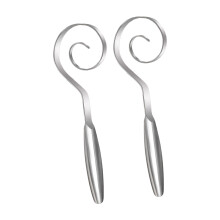 Stainless Steels Manual Dough Mixer With Spirals Head-2