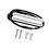 Universal Electric Guitar Rail Pickup Single-white black track 1