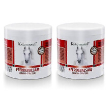 2x Horse Balm Extra Strong Warming Massage Gel with Extracts of Red Vine Leaf Horse Chestnut Lemon Balm Chamomile Hops Valerian Yarrow Fennel Mistleto