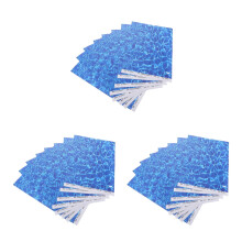 Blue DIY Water Grain Plastic Stickers for Garden and Living Room