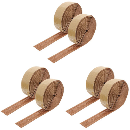 Moulure Coin De Autocollante Mousse Durable Marron