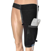 (XL, BLACK) Catheter Leg Bag Holder, Urine Leg Bag Holder Cover With Waist Belt, Foley Leg Bag Sleeve For Incontinence Urine Bag, Washable And Durable