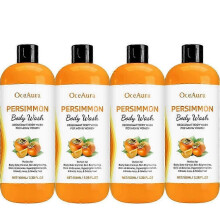 (4pcs) Persimmon Body Wash For Old People Smell Persimmon Soap Body Odor Wash Body