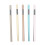 5Pcs Reusable Everlasting Inkless Pencils Transparent Grip Office Use 5