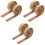 Moulure Coin De Autocollante Mousse Durable Marron 2