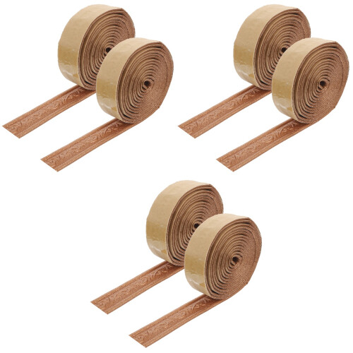 Moulure Coin De Autocollante Mousse Durable Marron 1