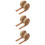 Moulure Coin De Autocollante Mousse Durable Marron 7