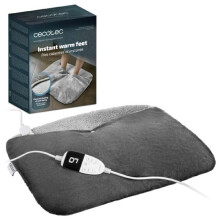 Cecotec Scaldapiedi Elettrico HeatConfort FootWarmer Deluxe. Scaldapiedi 55x45cm, 2 Spazi Separati, Antiscivolo