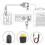 Compatible con ALLPOWERS S2000, Bluetti EB55, Anker 757/767. Cable de carga XT60 de 12 V a 24 V. 2