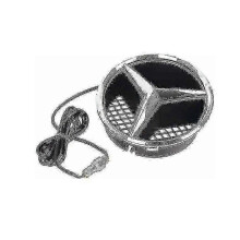 Mercedes Benz Front Grille Chrome 3 Star 18.5 Cm Led Badge - Fits A B E Ml Cls R Glk