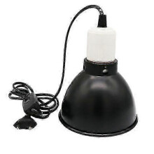 Reptile Heat Lamp Heat-Resistant Universal Fixture Installation Easy Deep Dome Reptile Light Fixture with Power