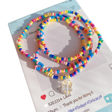 (rainbow) Women's Boho Colorful Beaded Stacked Bracelets Stylish Adjustables Layered Wristbands For Birthday Party