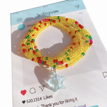 (summer) Women's Boho Colorful Beaded Stacked Bracelets Stylish Adjustables Layered Wristbands For Birthday Party