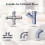 Drainage Cleaner Combination Cutter  Set Automatic  Locking  Suitable for Pipe Dredging Machine 7-Piece Set 3