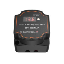 Dual Battery Isolator 12V 140A Digital Voltage Sensitive Relay VSR Split Charge for Campers Car RV Marine Truck