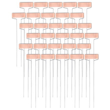 30 Pack 10 Inch High Copper Plate Metal Plant Labels Garden Stake Tags Reusable Planting Gardening Markers