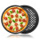 2 Peças de Assadeira para Pizza, Aço Carbono, Antiaderente, Assadeira para Pizza com Furos, 12 Polegadas 1