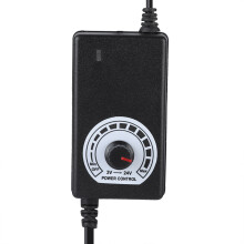 24W 3-24V DC LED-Display-Adapter Schwarz 85x48x32mm