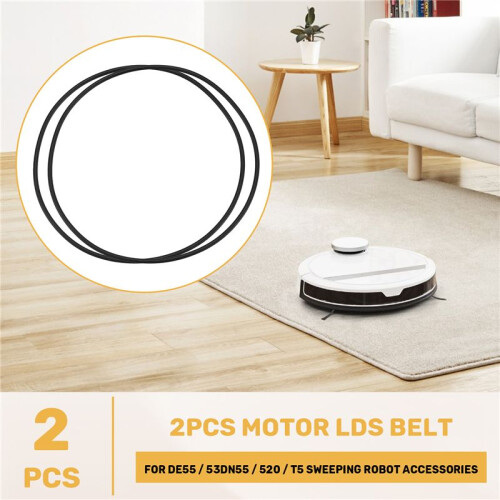 2Pcs Suitable for  Deebot De55 / 53Dn55 / 520 / T5 Sweeping Robot Accessories Motor LDS Belt 1