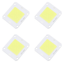 4 Pieces 50W Projection Light Source Long lasting Bright COB Integrated LED Light(White 6000-6500K)