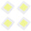 4 Pieces 50W Projection Light Source Long lasting Bright COB Integrated LED Light(White 6000-6500K) 1