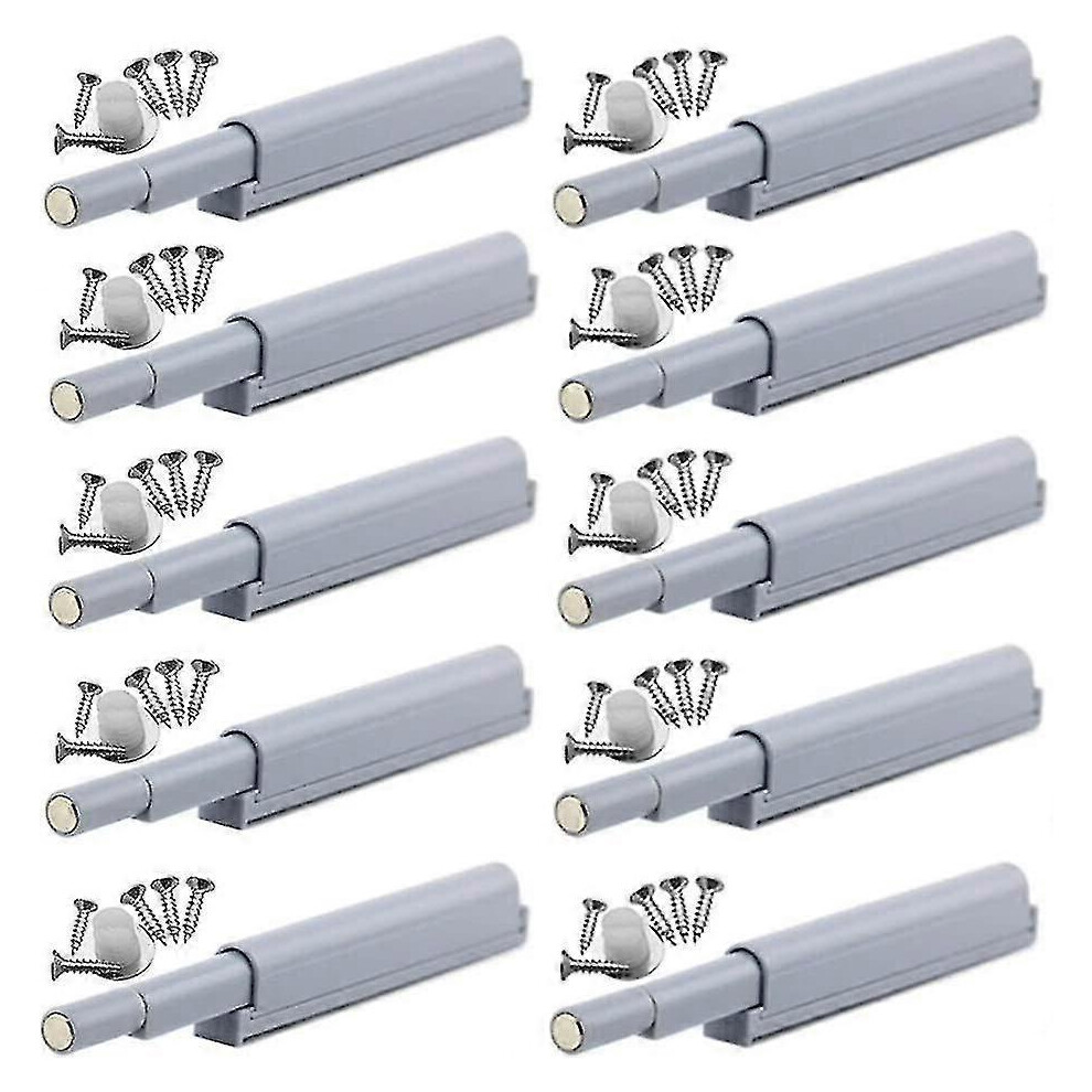 10Pcs Push-To-Open Magnetic Cabinet Latches 9450876745313