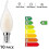 Dimmable Warm White Bulbs for Ambient Lighting, E14 4W Flame LED 10-Pack 4