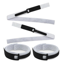 Foley Catheter Holder Urinary Legband Holder 4 Pcs Elastic Catheter Leg Strap Foley Catheter Stabilization Device Black