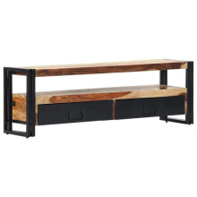 TV-meubel buffet tv televisie design praktisch 120 cm massief sesham hout 2502061