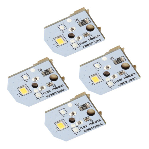 Pack of 4 Plastic LED Bulbs for