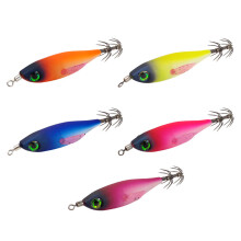 Squid Jig Hook Fishing Lures with Shrimp Designs for Saltwater