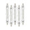 5 Pack R7S 118mm 300W 230V,R7S Halogen Linear Light Bulb, Dimmable Halogen Lamp for Construction Work Landscape Lighting 1