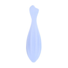 Blauer Gesichtsmassageroller zur Linderung von Müdigkeit und Falten, hautstraffend, tragbarer Silikon-Schönheitsroller-Stick, Anti-Aging-S