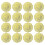 100 Stück moderne Papierdeckchen mit Goldspitzenbesatz, Tellerdeckchen, Untersetzer, kleine Papierdeckchen – Gut 1