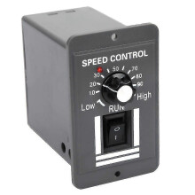 PWM-Gleichstrommotor-Drehzahlregler 12V-48V 10A mit Reversierschalter und Vorwärts-/Rückwärtsregler