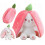 Plüschtier Maskottchen Hase Erdbeere Karotte Kuscheltier 3-in-1 Geschenk 1