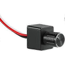 12V DC PWM-Dimmerschalter mit einstellbarem Regler für dimmbare LED-, Halogen- und Glühlampen in Wohnmobilen, Booten, Anhängern und Trans