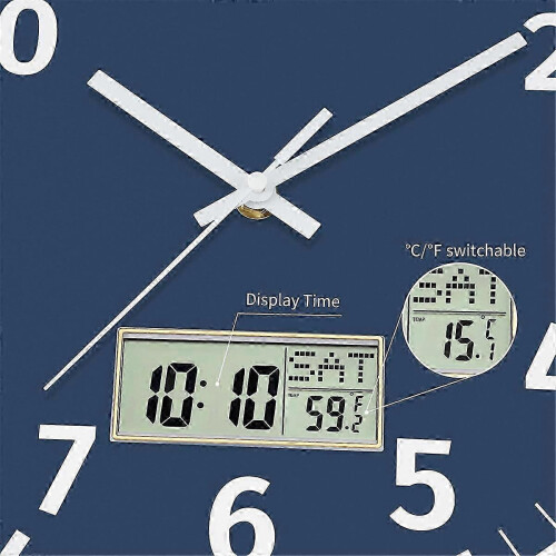 Digitale Wanduhr mit Zeitanzeige 2