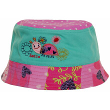(Green, 6-12mths) Jiglz Girls Animal Applique Bucket Hat