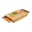 Bamboo Cutting Board with Juice Grooves and Trays 1