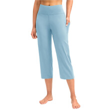 Women Soft High Waist Work Trousers Business-Light Blue XL