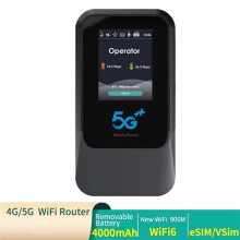 Neues 5G SA NSA Pocket WiFi SIM&Esim V510 Modem Pocket Mobile Portable Hotspot Wi-Fi Indoor WiFi6 Router