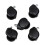 5 x Replacement Office Computer Chair Stem Swivel Castors Casters Wheels Black 1