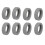 8pcs Suitcase Wheel Protector, Silent Silicone Wheel Protector, Universal Wheel Replacement Accessory 1