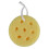 Yellow Round Bath Body Shower Soft Sponge w Hanging Loop 2