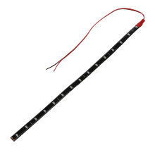 2 STRIP STRISCE FLESSIBILI 15 SMD LED ROSSO cm 30 STAGNO