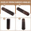 Espresso Coffee Stirrer Espresso Distribution Tool Portable Espresso Distribution Tools,6 Needles Walnut Color 7